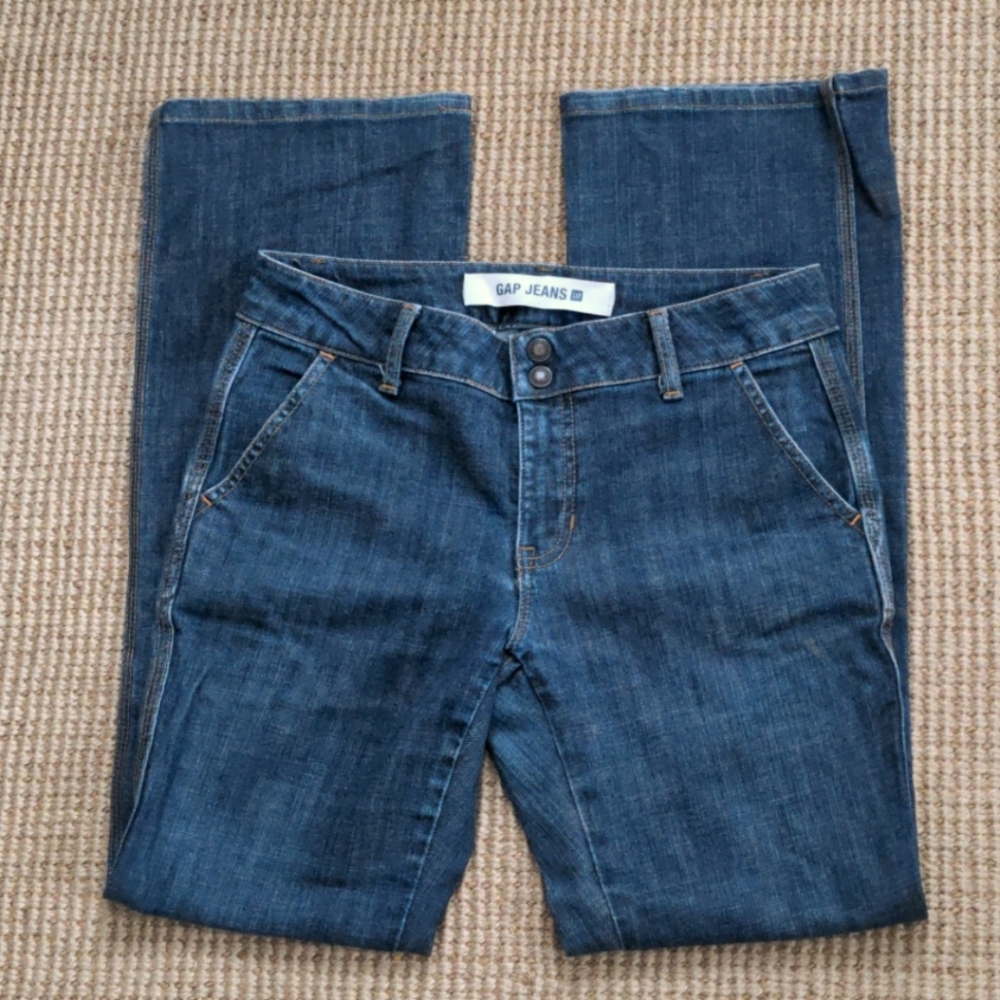 Gap trouser style jeans.